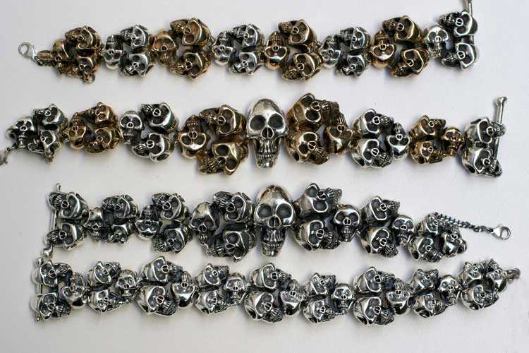 Scull Braclets