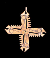 Viking boat Fish Cross