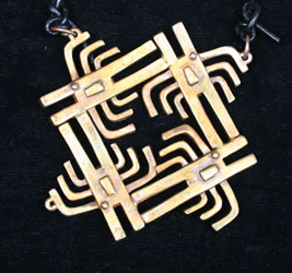 Menorah fish medal
