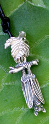 Hanging bat silver