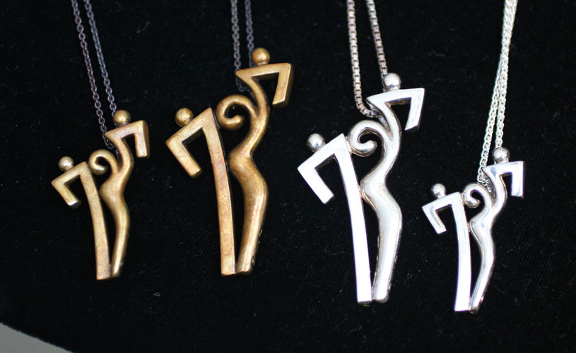Lucky 7 dancers pendants