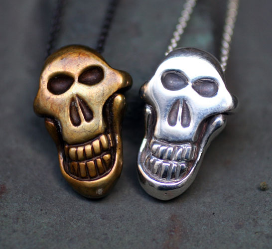 Monkey skull jewelry