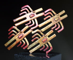 Menorah fish Pend Sculptures Link