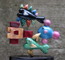 fish sculpture bronze