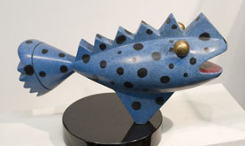 prehistoric spotted bluefish